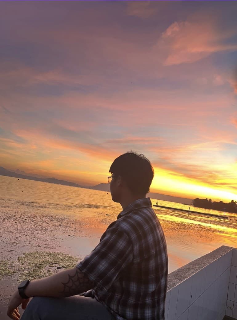 Christopher Cruz at sunset